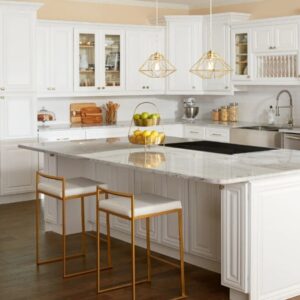 of traditional white kitchen cabinets