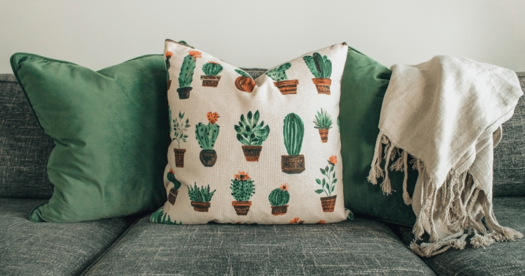Add a Touch of Nature with Botanical Print Yanique Throw Pillows